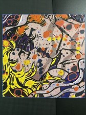 Kino Mistral-Pop Art-Street Art-Roy Liechtenstein-œuvre Unique SignéePeinte main