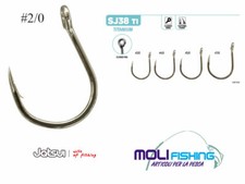 AMO PESCA VERTICAL JIGGING TRAINA COL VIVO JATSUI SJ38 TI TITANIUM CON ANELLO