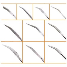 10 pz set di file curvi per oggetti difficili da raggiungere ideale per vetro pi