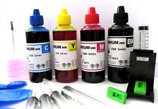 inchiostro cartucce stampanti hp 303 nere 303 c + refill clip + liquido testine