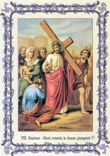 Santino holy card via crucis - .santino,