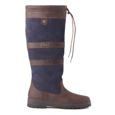 Stivali Dubarry donna Galway Gore-Tex in pelle blu navy/marrone