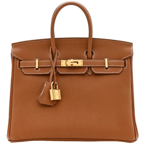 Hermes birkin gold - 25, togo