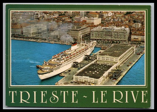 Cartolina trieste le - trieste,