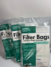 Kirby Confezione 6 Sacchetti Filtro Aspirazione F & Twist Style OEM Micron Magic Plus HEPA 204811