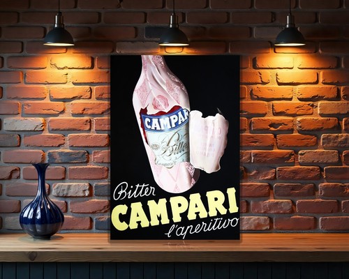 Insegna vintage campari amaro - vintage, "amaro