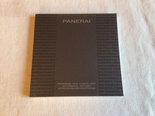 Libretto booklet panerai - booklet,