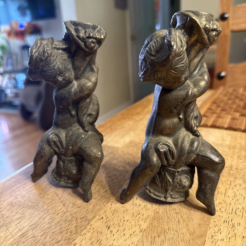 Putti paffuti cherb bronzo - putti,