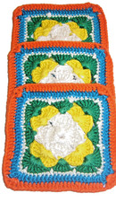 2 MATTONELLE UNCINETTO/CROCHET