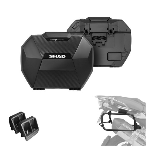 Kit valigie shad sh38x carbon - valigie,