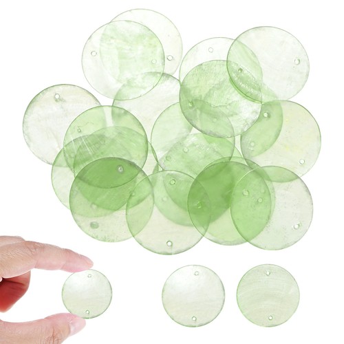 100 pezzi conchiglie rotonde - pezzi,