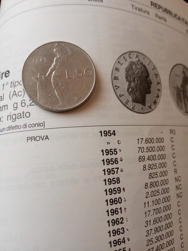Moneta lire del 1961 - moneta,