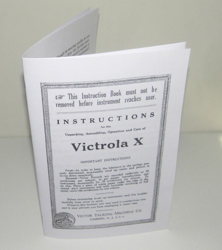 Victor victrola fonografo - victor, x