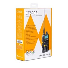 Midland CT590 S 5W VHF/UHF Ricetrasmittente Portatile - Nero