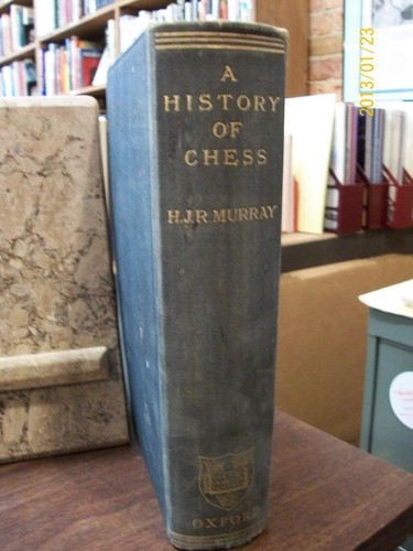 History chess by murray - a, of