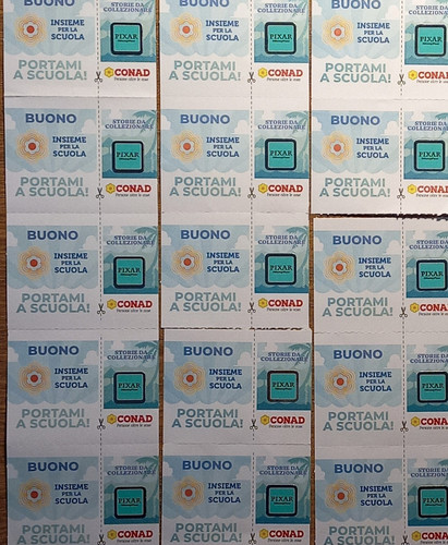 Punti pixar conad - punti,