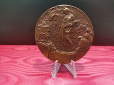 Medaglia (Nelli) 1912 serie LIBIA, ai caduti, D'Annunzio. BU(94gr - 60mm) Rara