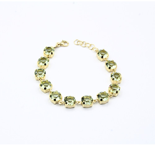 Bracciale argento dorato e - in,