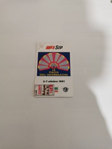 Scheda telefonica smau - scheda, 1991
