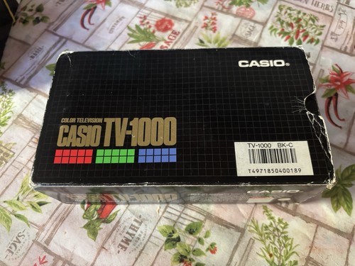 Casio 1000 televisore - casio, tv-1000