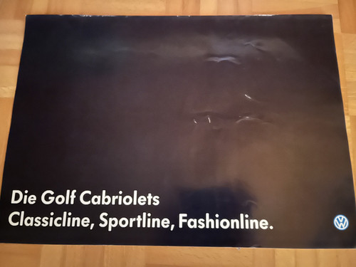 Brochure depliant golf - brochure, vw