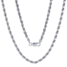 14k oro bianco massiccio - 14k,