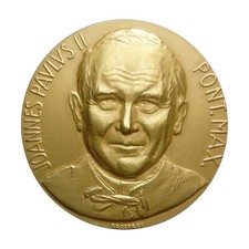 CITTA' DEL VATICANO GIOVANNI PAOLO II Medaglia oro Giubileo della Misericordia
