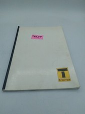 Libretto Manuale Uso Manutenzione Fendt Trimmer trattori macchine agricole 