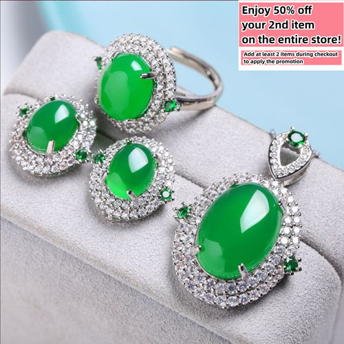 Gioielli giada set - gioielli,
