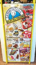 TABELLE IN METALLO PUBBLICITA' GELATI SAMMONTANA VINTAGE - ICE CREAM TABLE