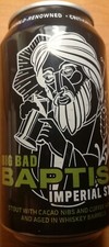 BIG BAD BAPTIST IMPERIAL STOUT WITH CACAO NIBS & COFFEE - RARE EMPTY CAN 355 ML
