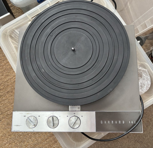 Garrard 401 turntable flush - turntable,