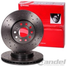 BREMBO Dischi Freno Sport Forati Frontale per VW Golf 5 6 7 Gti GTD Octavia Rs