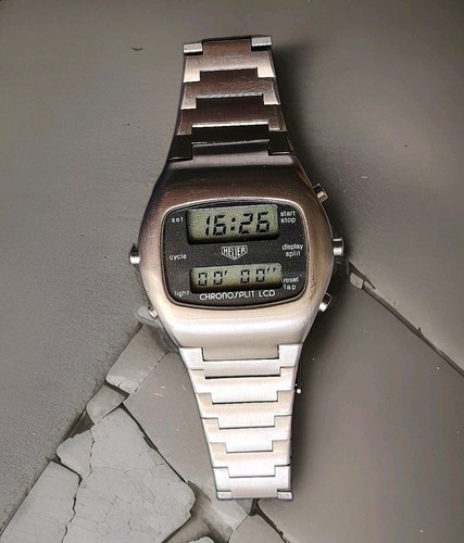 Heuer chronosplit lcd ref - lcd,