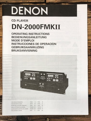 Denon 2000fm 2000 fm mk2 - dn-2000fm,