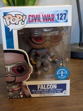 Funko Pop! Marvel: Falcon #127 - Civil War Hot Topic/UT Exclusive (Vaulted)