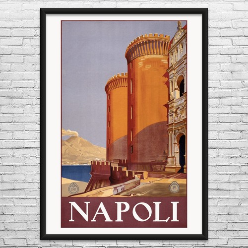 Poster napoli vintage - arte, da