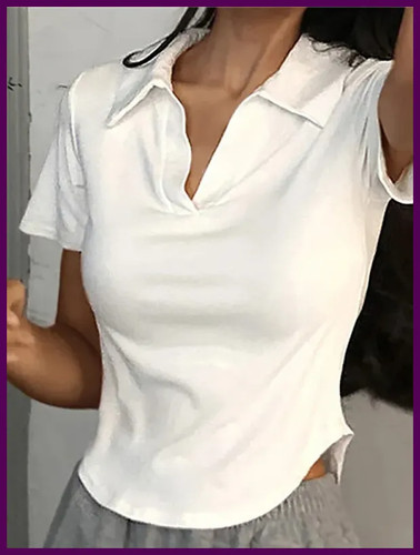 Blusa verano manga corta - de,