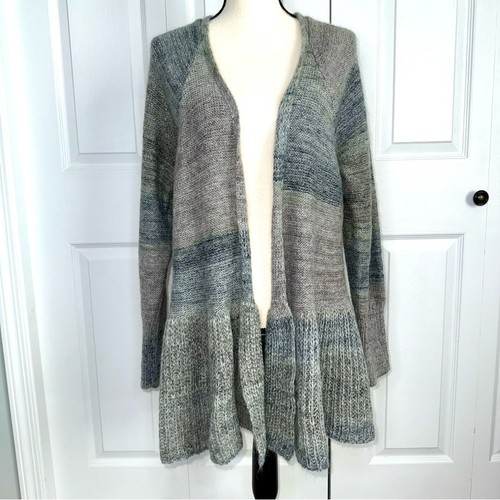 Cardigan fili lana misto - lana,