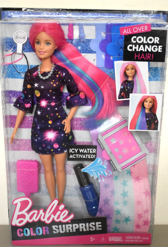 Barbie capelli rosa playline - barbie,