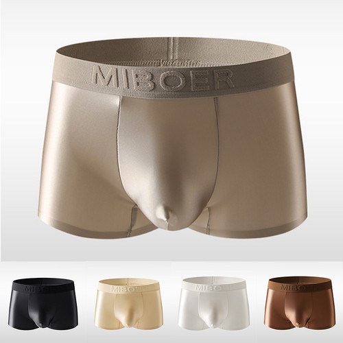 Boxer uomo raso seta - , ghiaccio