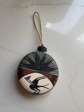 Ornamento ceramica disco Acoma