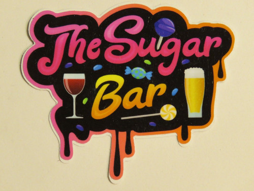 Adesivo birra the sugar bar - adesivo,