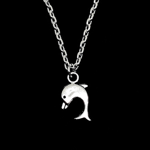 Collana delfino argento con - delfino,