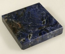 PRL) POSACENERE PORTACENERE MARMO PIETRA PREZIOSA SODALITE CENDRIER ASH-TRAY