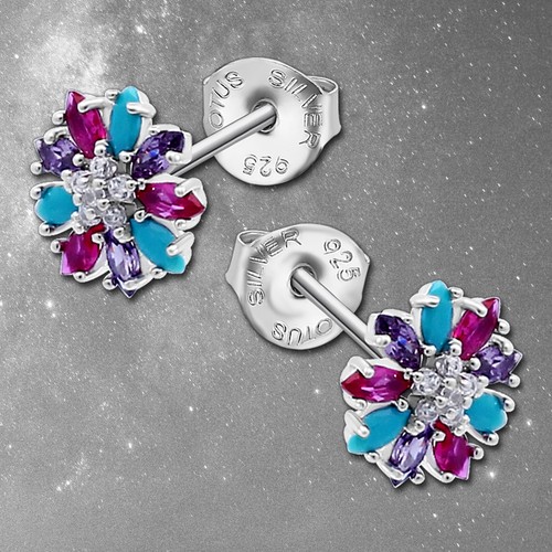 Lotus fiore argento - argento, 925