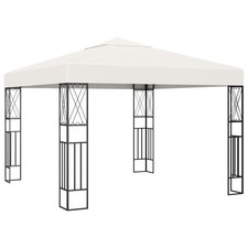Gazebo Cream Polyester 3x3 ft