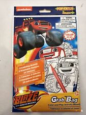 Blaze & The Monster Machines Grab Bag Tavole Attività Colore E Gioco NUOVO