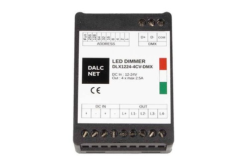 Dalcnet dlx1224 4cv dmx - dalcnet, led