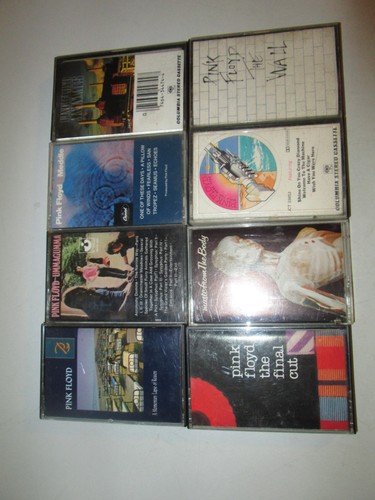 Pink floyd cassette lot - pink,